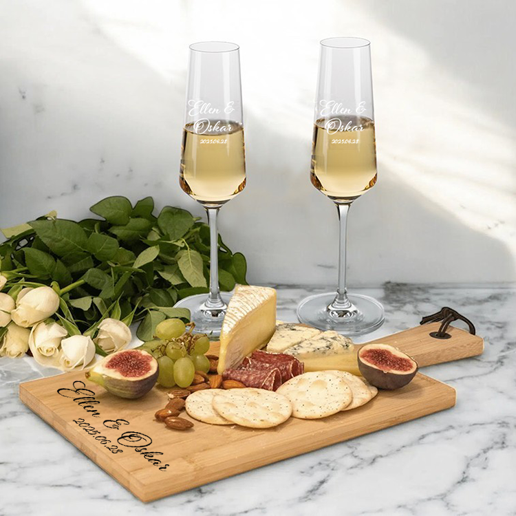 Mousserande vinglas är en underbar gåva i årsdagspresenter.