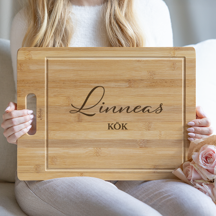 Skärbräda med gravyr