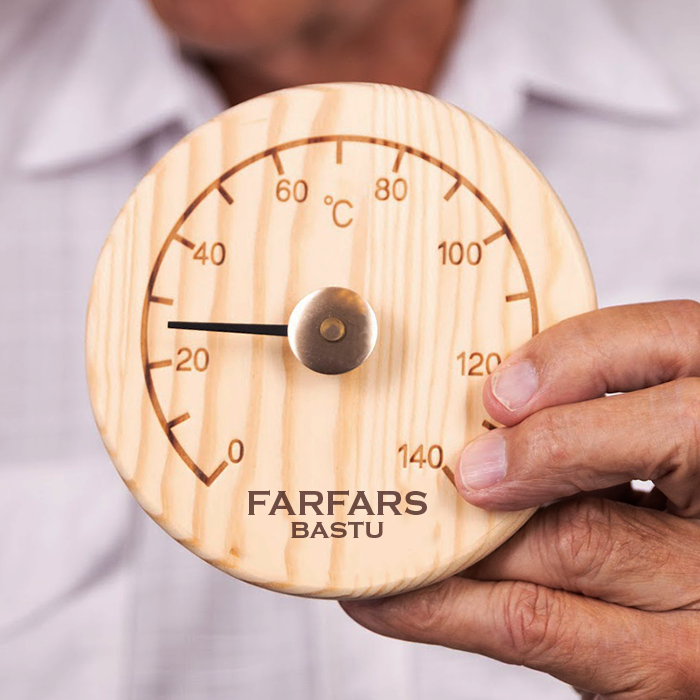 Bastutermometer med gravyr - Bild 2