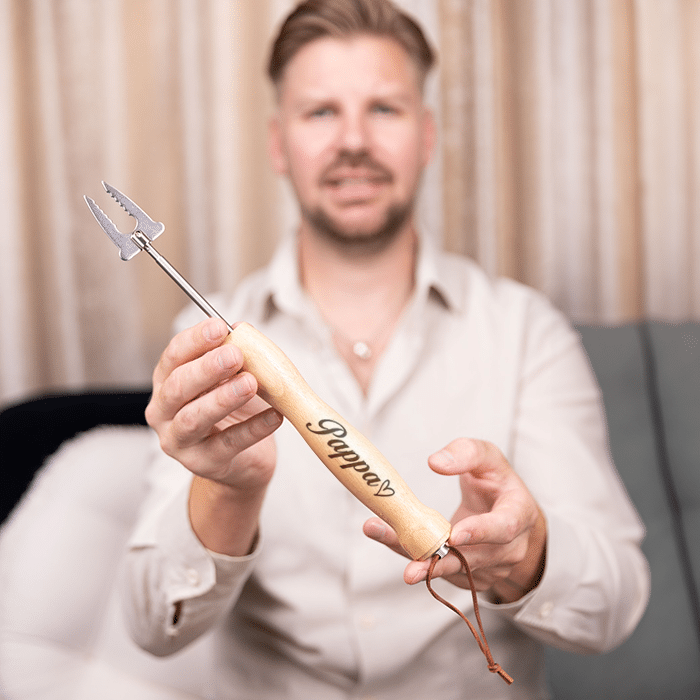 Grillpinne med gravyr - Bild 2