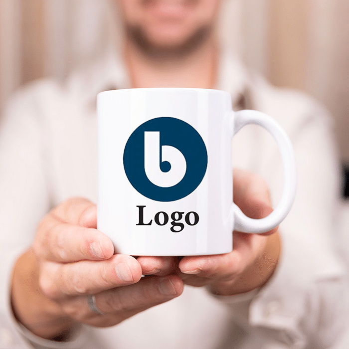 Mugg med logotyp