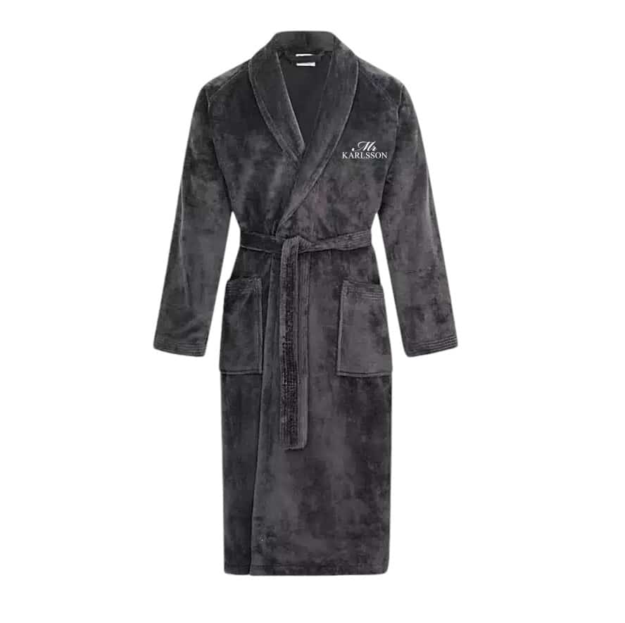 Badrockar med brodyr 2 st – Grafit - Bild 2