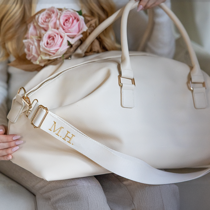 Veckoslutsväska med brodyr