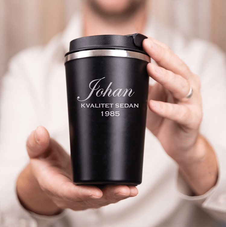 Termosmugg med namn