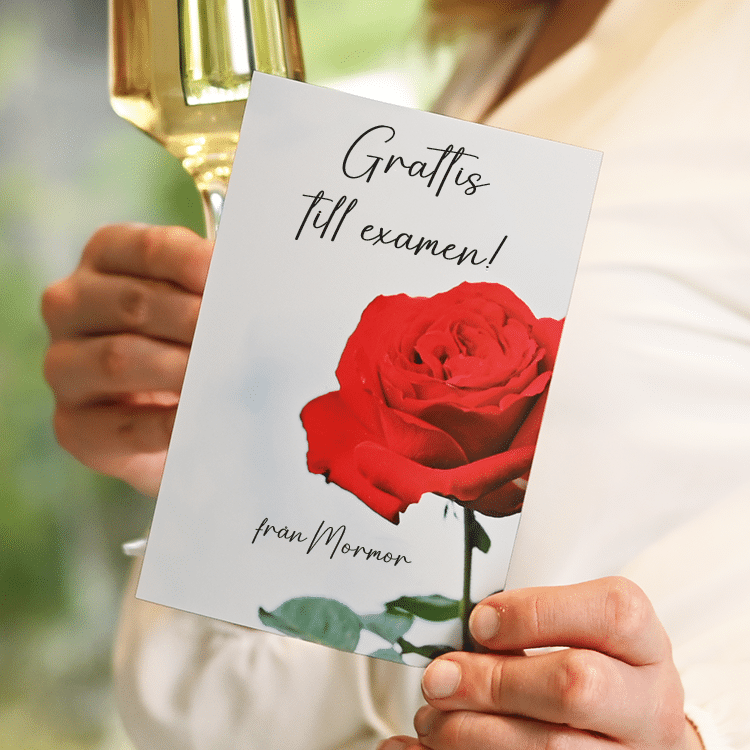 Vinglas med gravyr – Examenspresent - Bild 4