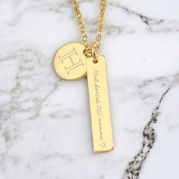 Smycke med gravyr – Mamma