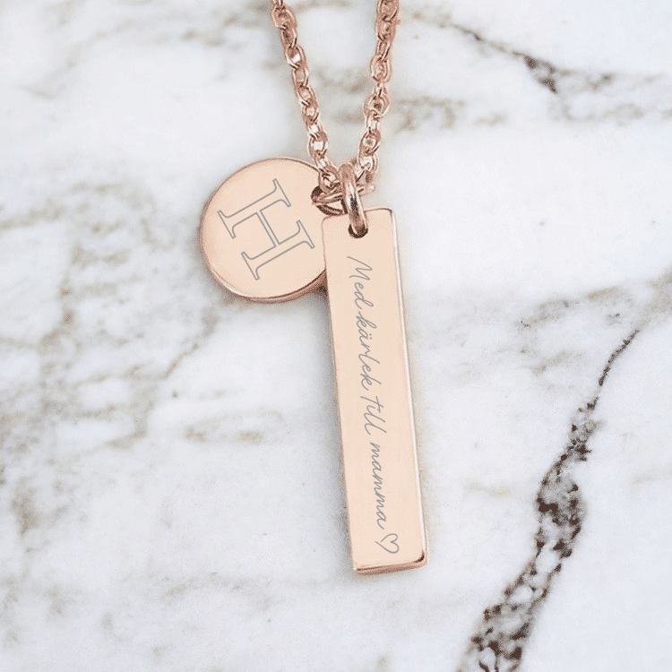 Smycke med gravyr – Mamma