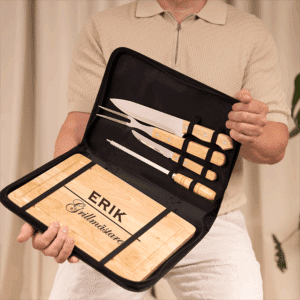 Stek- & Grillset med gravyr