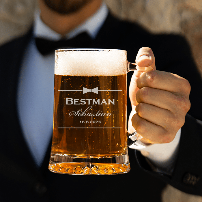 Ölsejdel med gravyr – Bestman