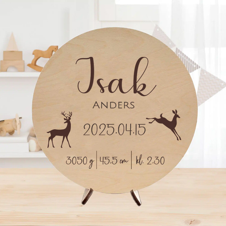 Födelsetavla, bambi