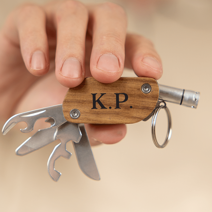 Fickkniv & multiverktyg med gravyr – Konfirmationspresent - Bild 2