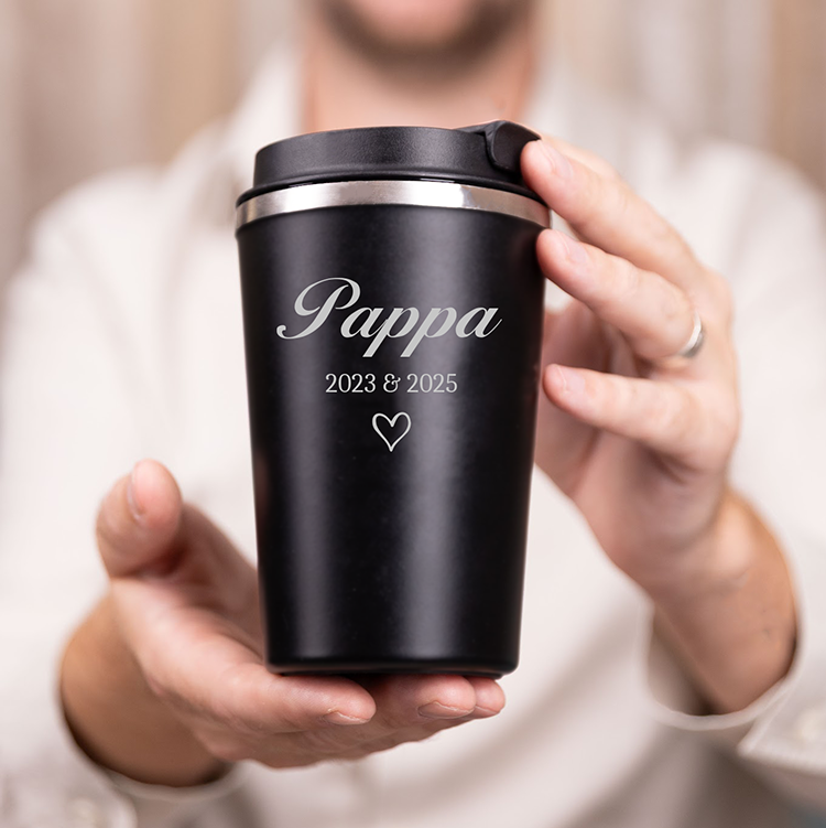Termosmugg med text – Pappa