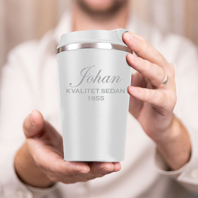 Termosmugg med namn, 70-årspresent - Bild 3