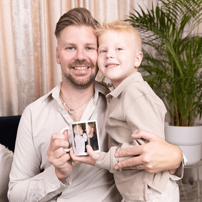 Mugg med text och foto – Pappa - Bild 2