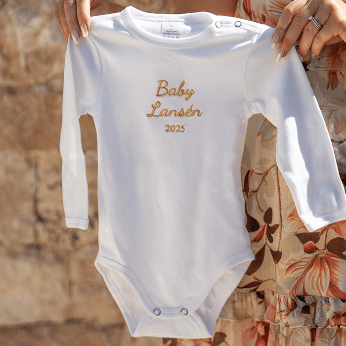 Ekologisk babybody, storlek 68