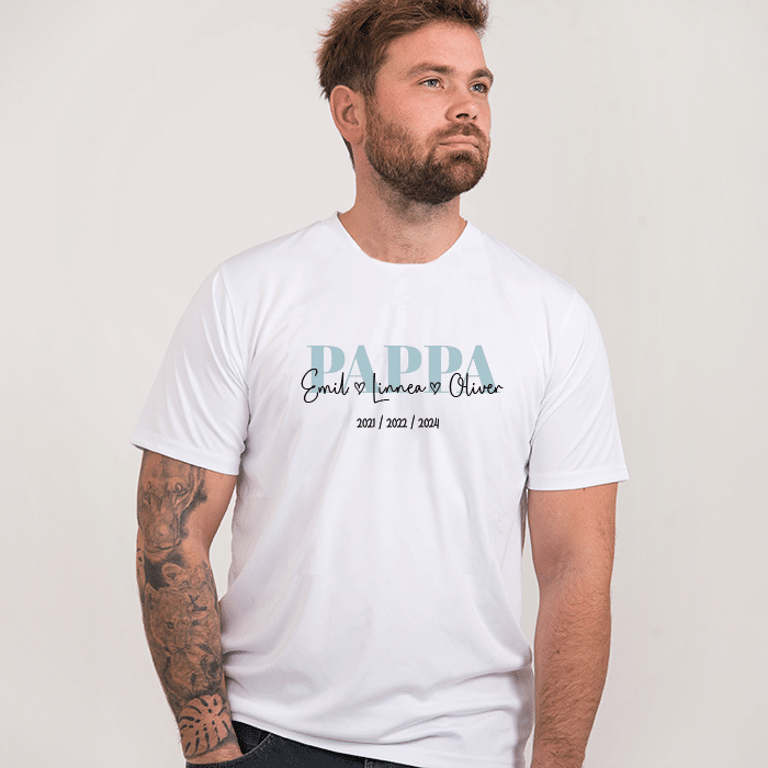 T-shirt med tryck – till pappa