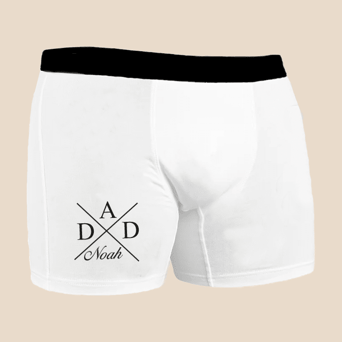 boxers med tryck är rolig present till pappa