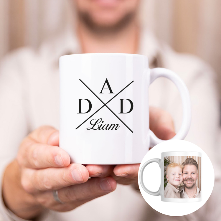 Mugg med foto och text – Farsdagspresent