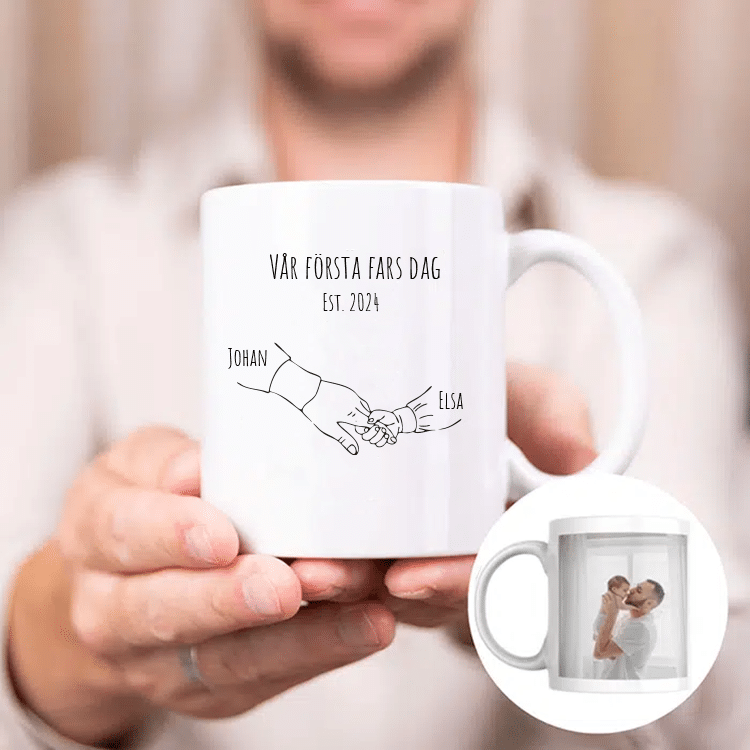 Mugg med bild och text – Farsdagspresent