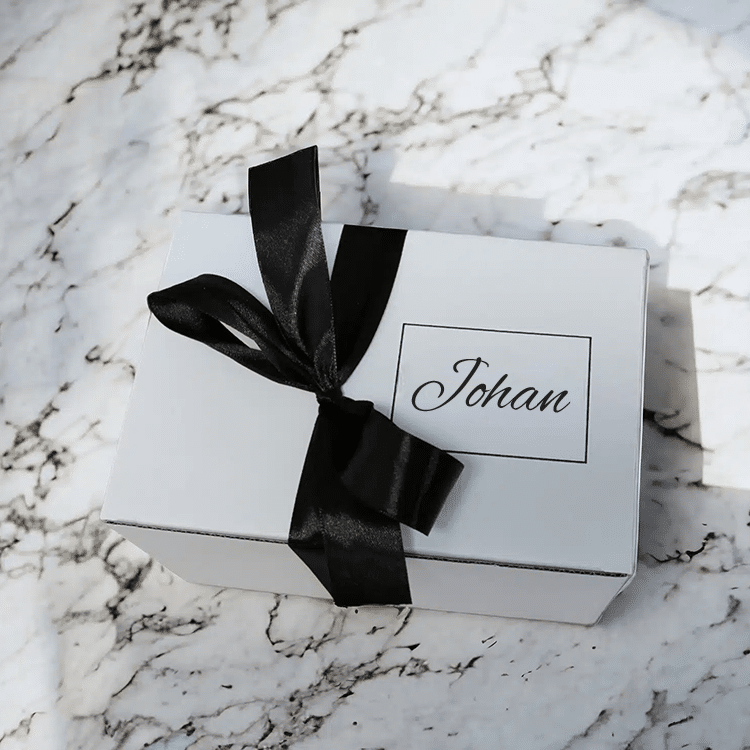 Karaff och glas med gravyr, horn - Bild 2