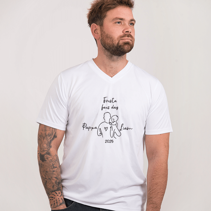 T-shirt med tryck – Farsdagspresent