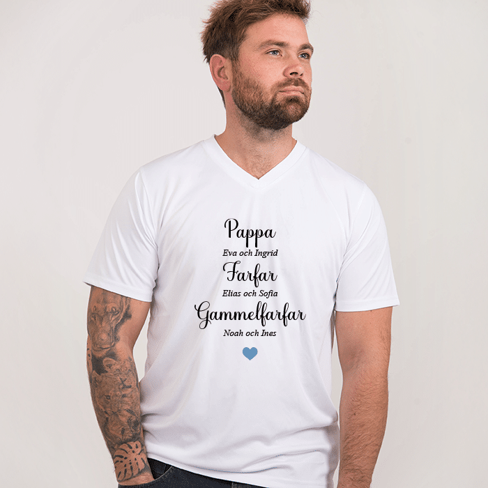 T-shirt med tryck – Farsdagspresent