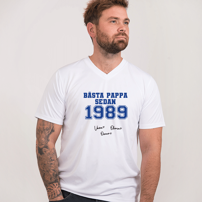 T-shirt med barnens egna autografer