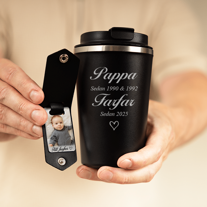 Termosmugg och nyckelring – Presentset