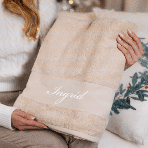 High end badhandduk är en underbar gåva