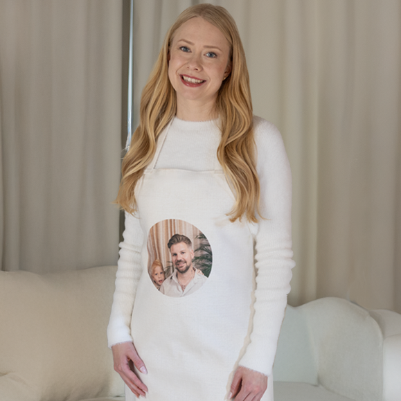Förkläde för kvinnor med bild