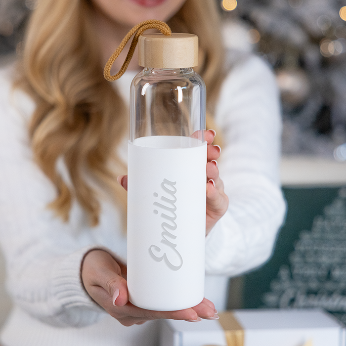 Vattenflaska med namn, jul