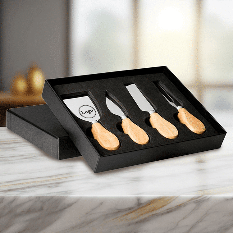 Ostknivset med logotyp eller namn