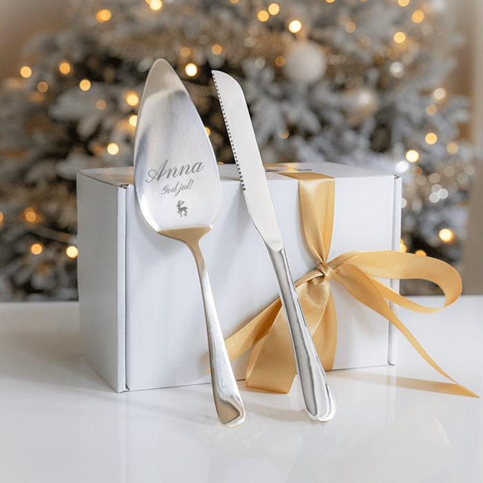 Tårtspade och -kniv – Presentset - Bild 2