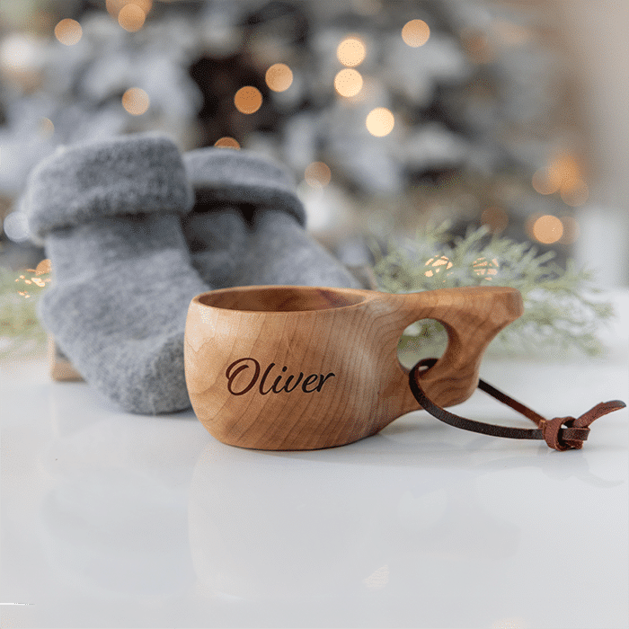 Barnkåsa och merinostrumpor – Presentset