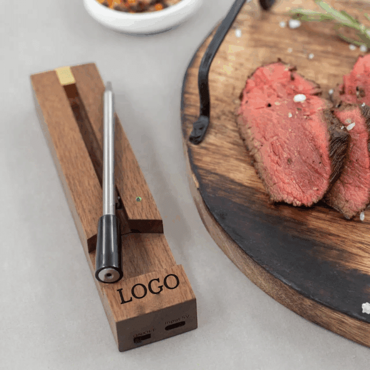 Hehku stektermometer med logotyp