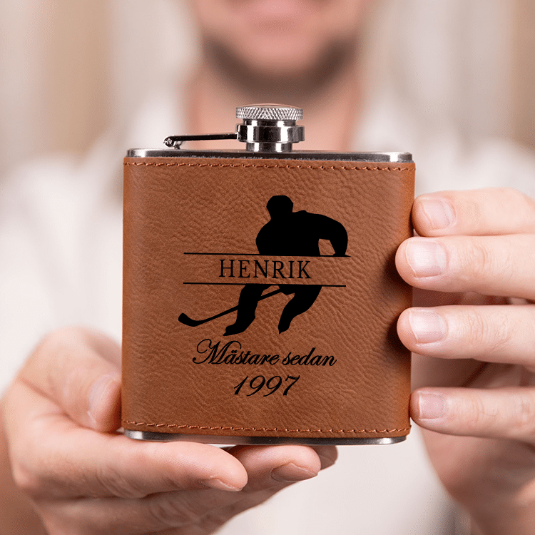 Fickplunta med gravyr, ishockey