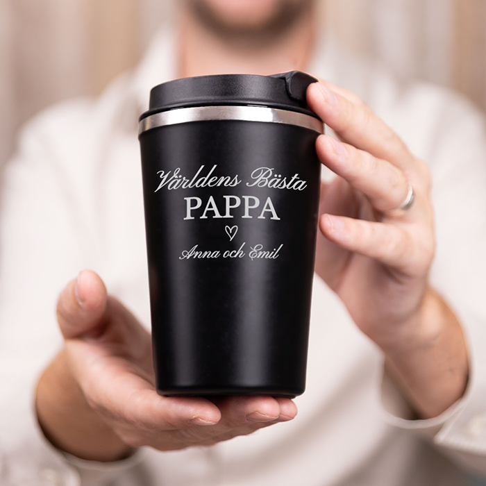 Termosmugg med text - Pappa