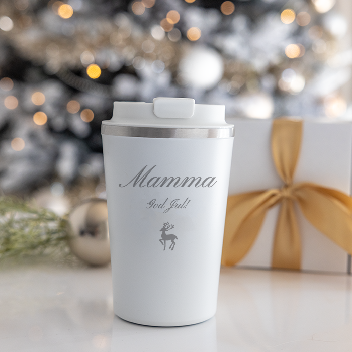 Termosmugg med gravyr – jul mamma - Bild 2