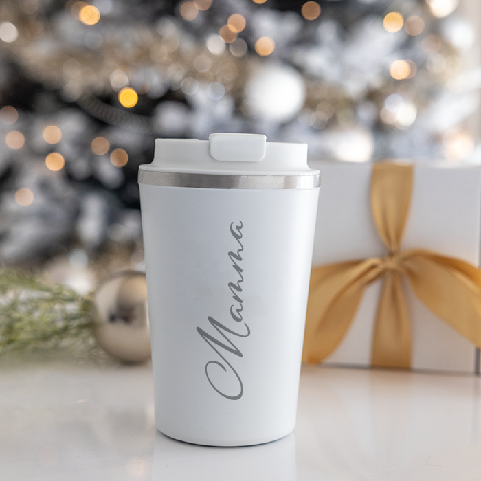 Termosmugg med gravyr, jul mamma