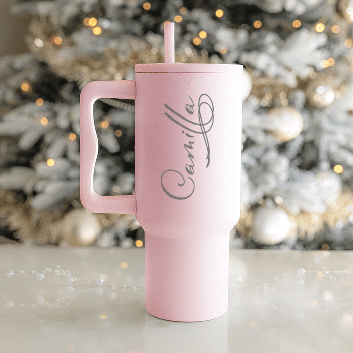 Tumbler-termosmugg -jul - Rosa