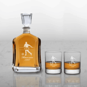 Fickplunteset med gravyr är en stilfull gåva.