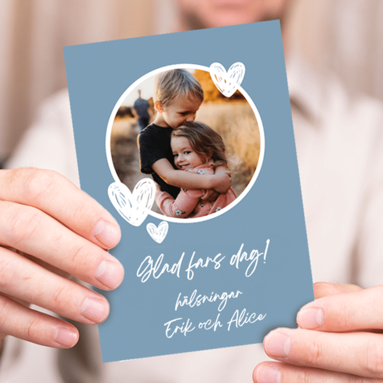 Farsdagskort med foto