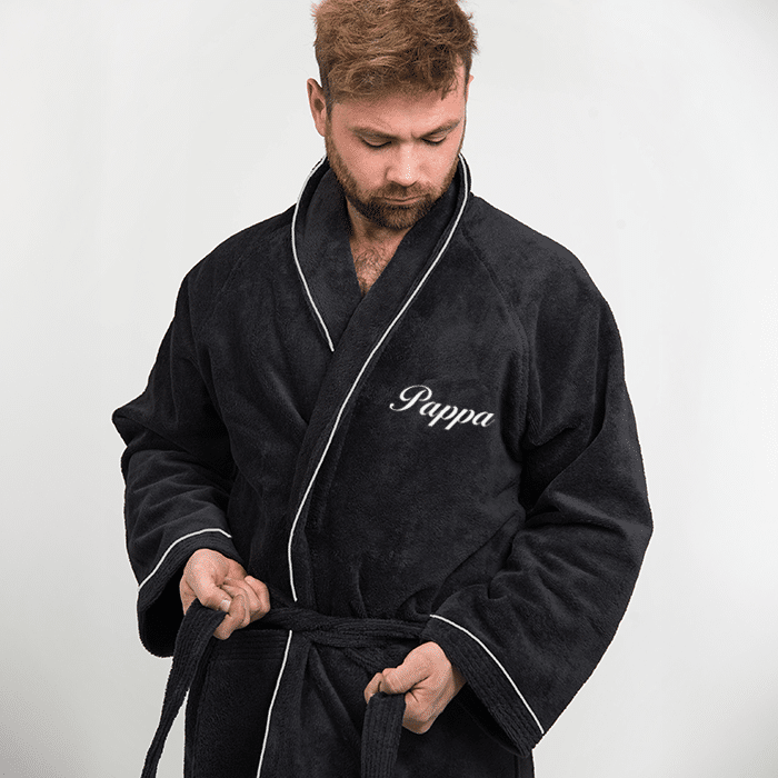 Deluxe badrock med namn