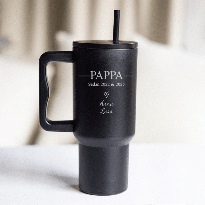 Tumbler-termosmugg, svart