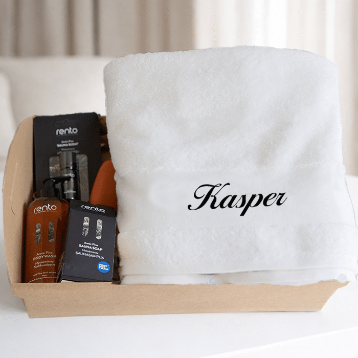 Deluxe Spa-korg, vit