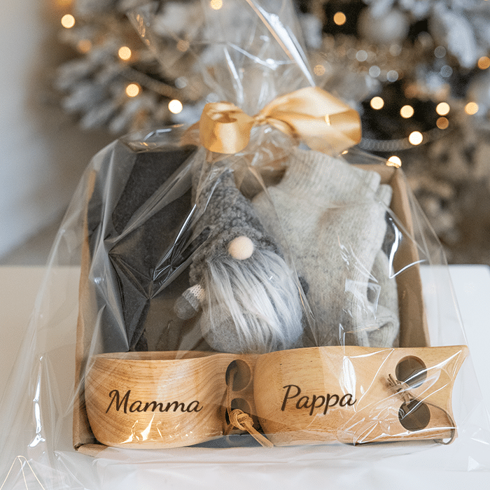 Julig gåvokorg för två