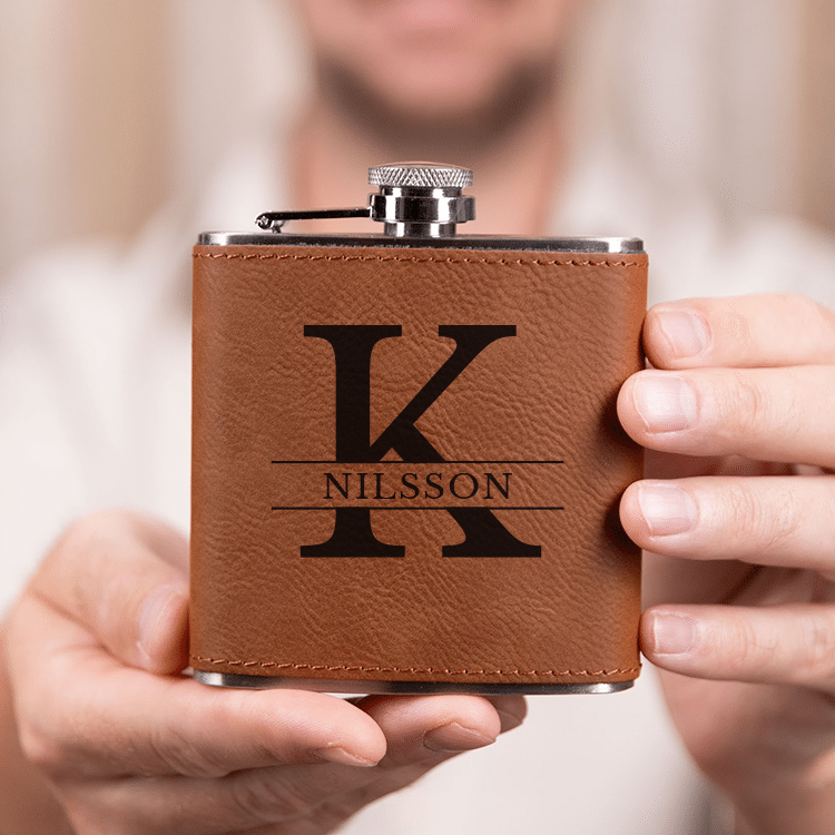 Fickplunta med gravyr