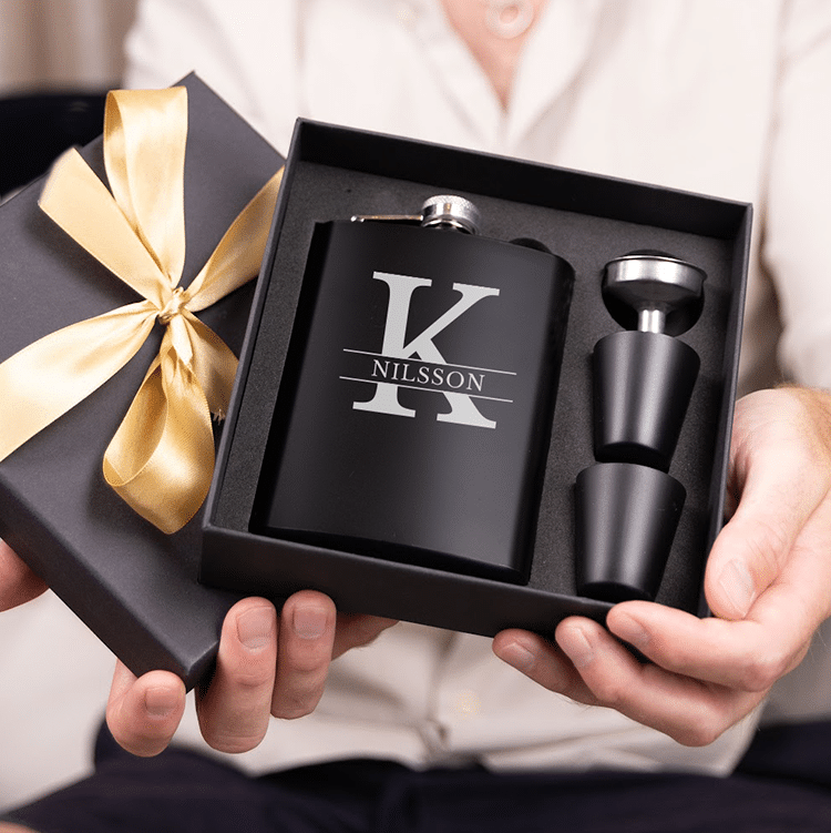 Fickplunta med gravyr