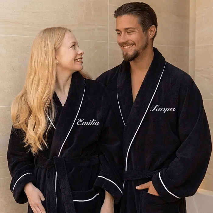 Deluxe morgonrockar med namn