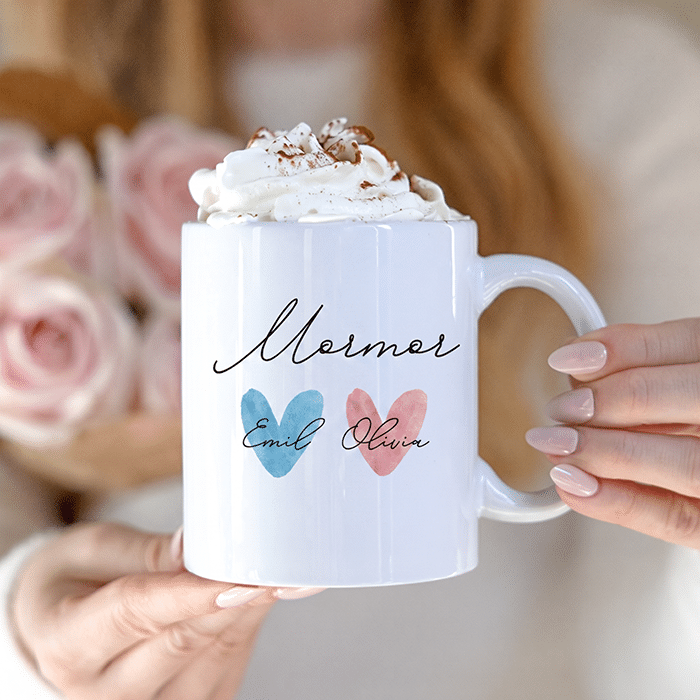 Mugg och tofflor – presentkorg till mamma - Bild 2